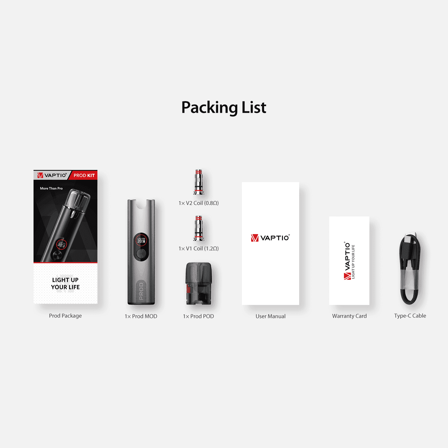 帕拉德一代Vaptio prod pod kit自由派電子煙主機:圖片 6