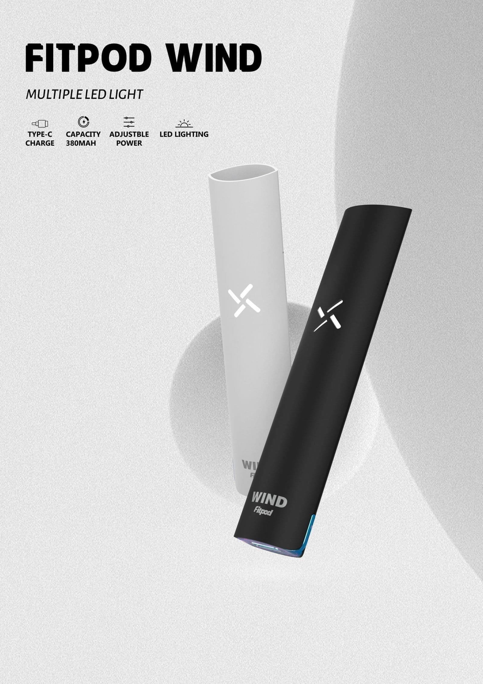 Fitpod Wind氣流發光一代電子煙可調壓主機:圖片 5